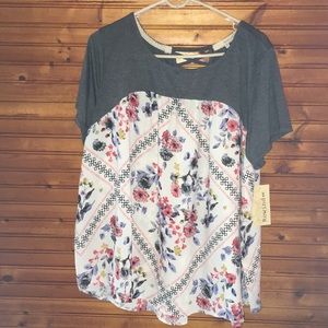 Rewind Short Sleeve Top 3X